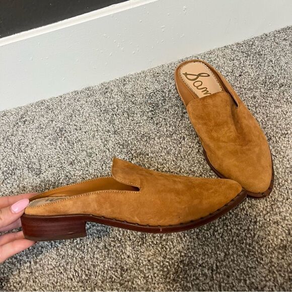 Sam Edelman Suede Studded Lewellyn Mules - Picture 9 of 13